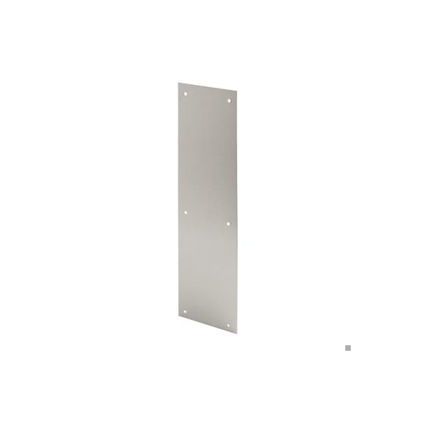 Prime-Line Door Push Plate, 4 in. x 16 in., Stainless (Single Pack) J 4626 - main